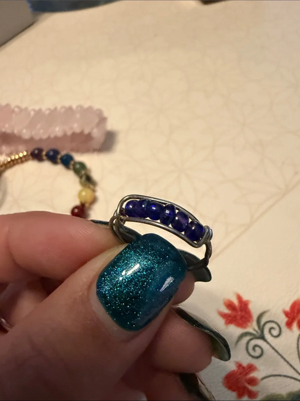 Necklace/bracelets and 2 rings lot